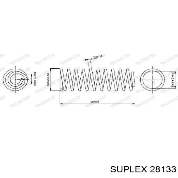 Пружина амортизатора передняя Suplex 28133 цена, от 51.23 USD