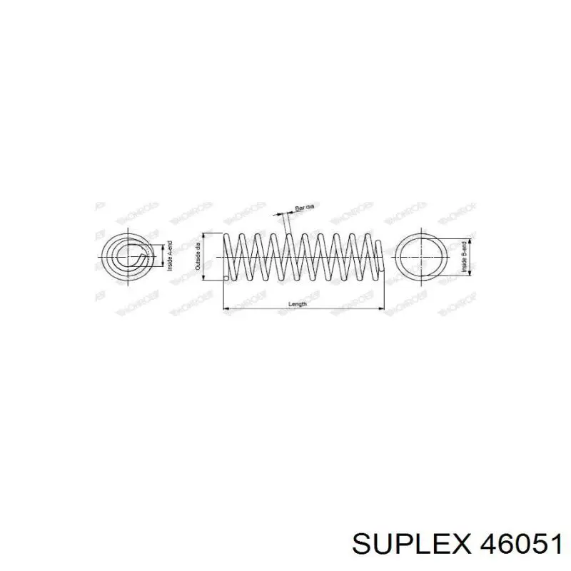 Купить 46051 Suplex Винтовая пружина подвеска