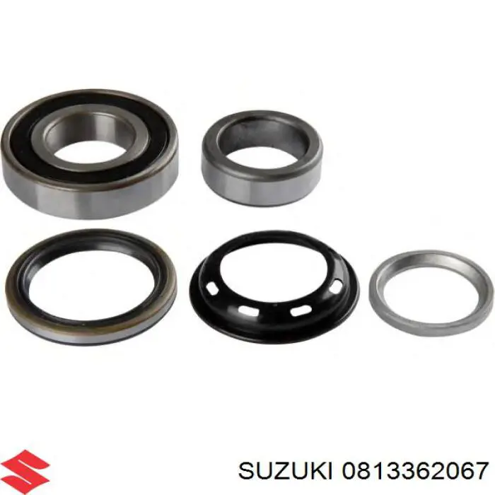 Cojinete, palier, eje delantero 0813362067 Suzuki