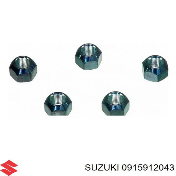 0915912043 Suzuki гайка колесная