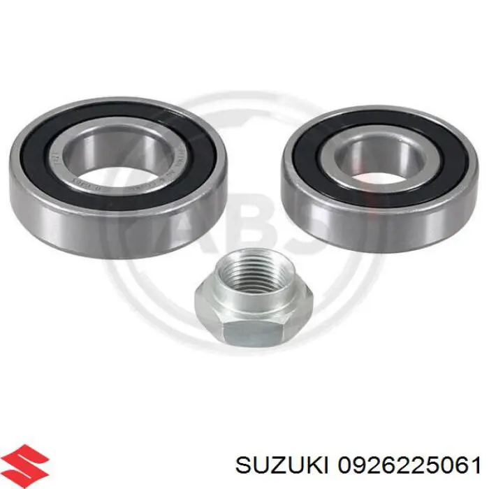 Cojinete de rueda trasero 0926225061 Suzuki