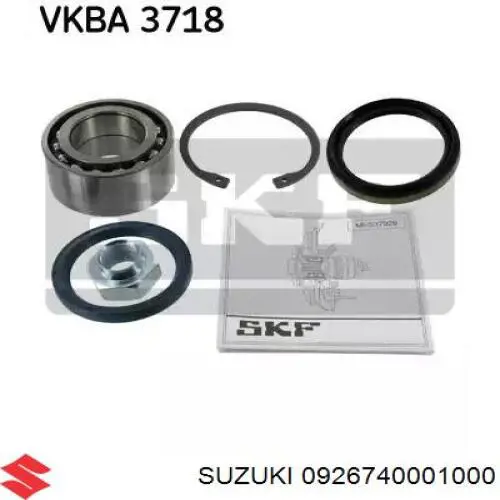 Комплект подшипника ступицы колеса Suzuki 0926740001000 цена, от 18.23 USD