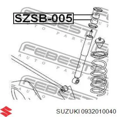 Втулка амортизатора заднього 0932010040 Suzuki