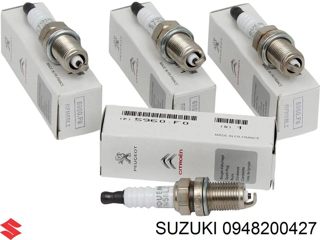 0948200427 Suzuki Свечи зажигания