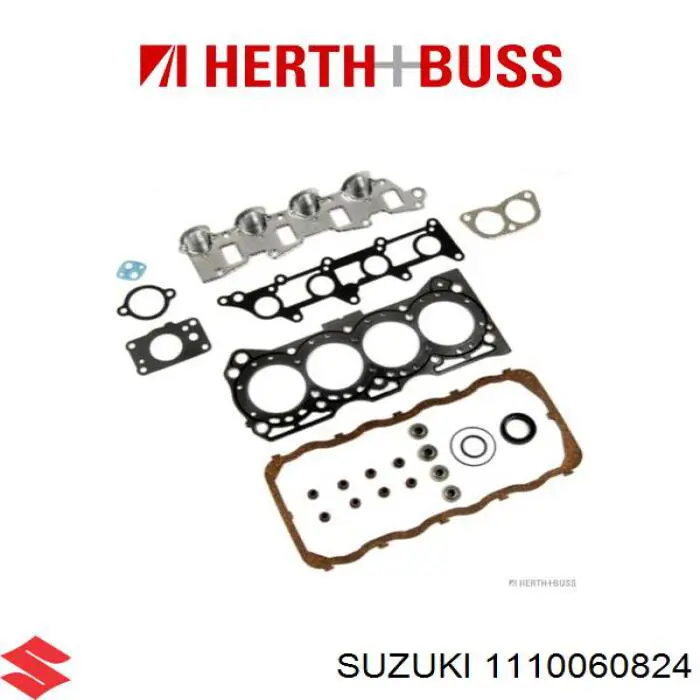 11100-60824-000 Suzuki комплект прокладок двигателя верхний