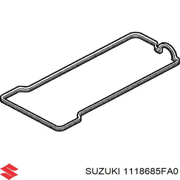 Junta, tapa de culata de cilindro izquierda 1118685FA0 Suzuki