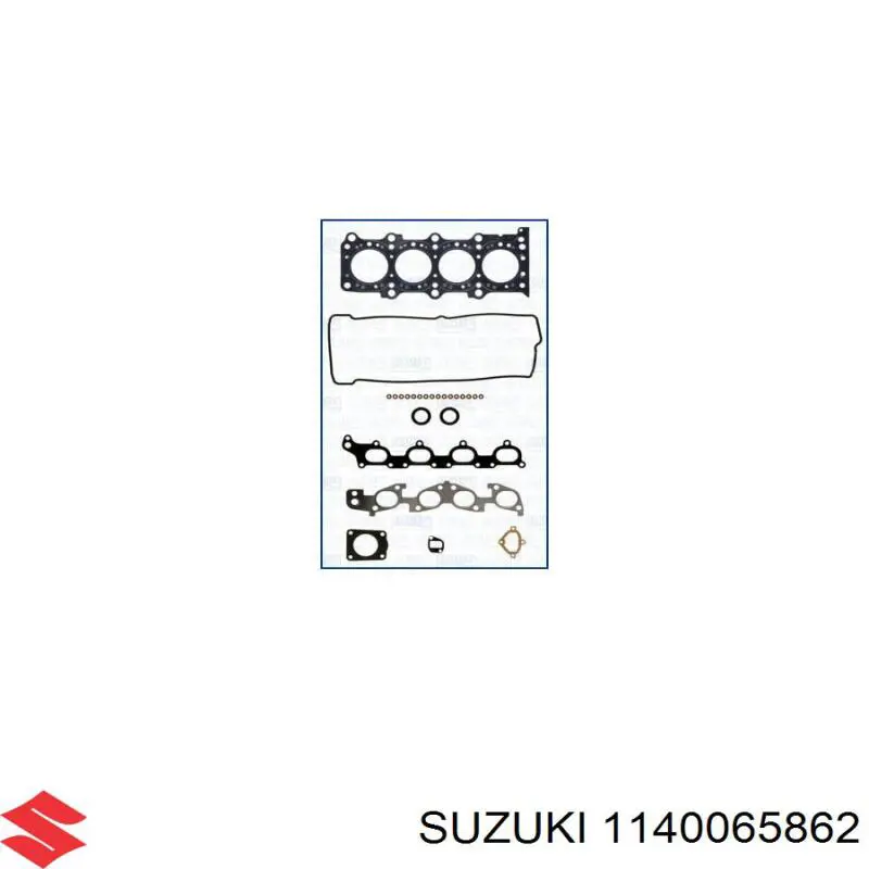 1140065862 Suzuki комплект прокладок двигателя верхний