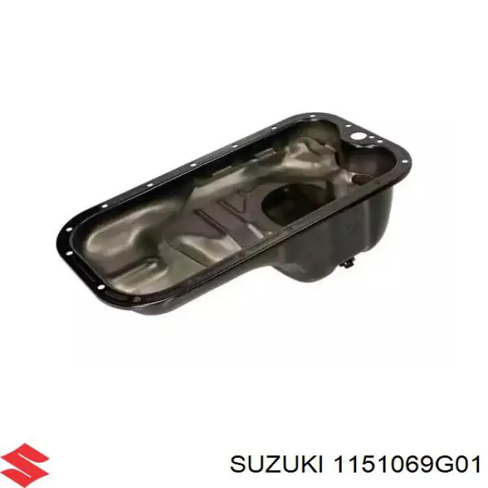 Поддон масляный картера двигателя на Suzuki Ignis I 