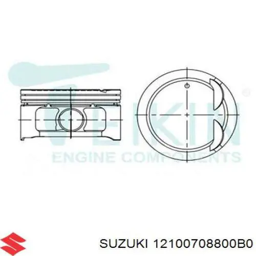  12100708800B0 Suzuki