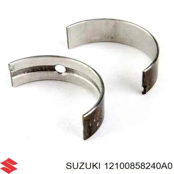 12100858240E0 Suzuki вкладыши коленвала коренные, комплект, стандарт (std)