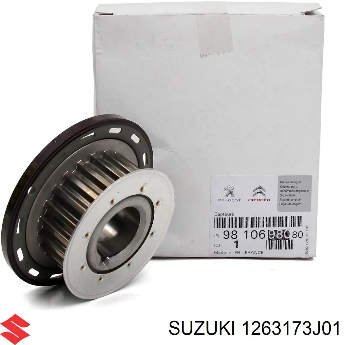 Купить 1263173J01 Suzuki Шестерня привода коленвала двигателя