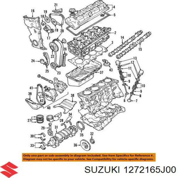  1272165J00000 Suzuki