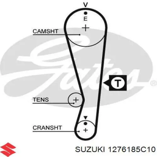 Ремень ГРМ 1276185C10 Suzuki