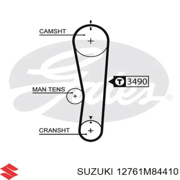 Ремень ГРМ 12761M84410 Suzuki