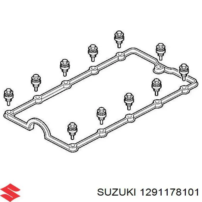 Впускной клапан 1291178101 Suzuki