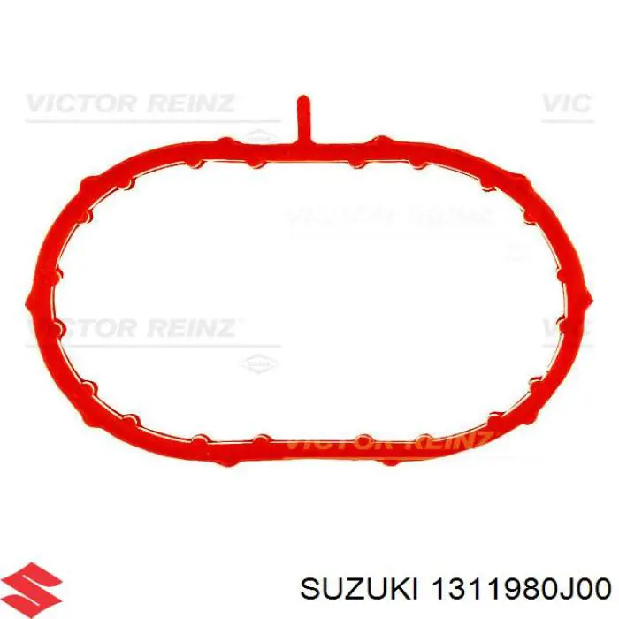 1311980J00 Suzuki прокладка впускного коллектора