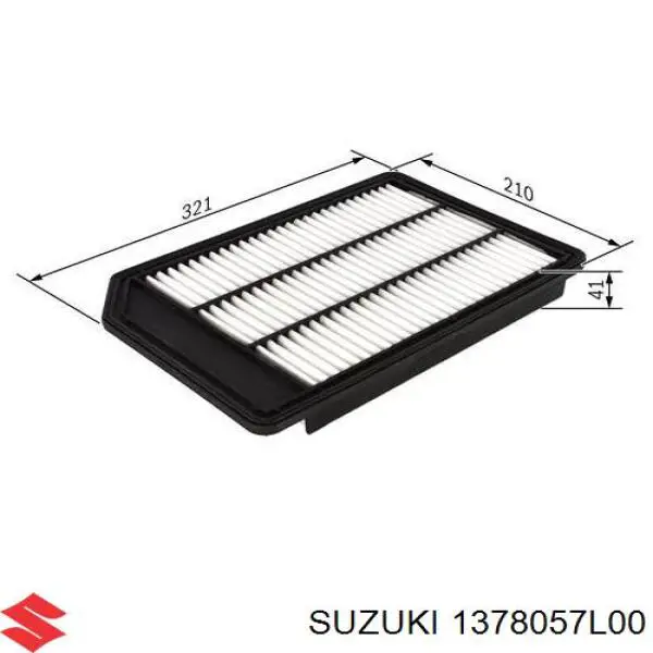 Купить 1378057L00 Suzuki Автомобильный фильтр воздуха