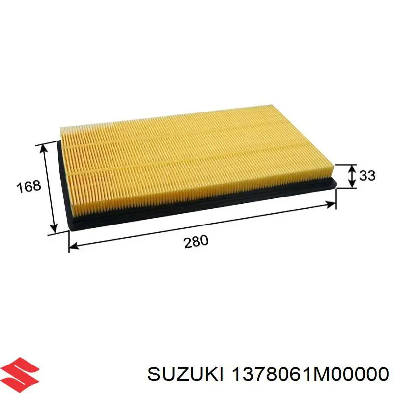 Элемент воздушного фильтра Suzuki 1378061M00000 цена, от 8.83 USD