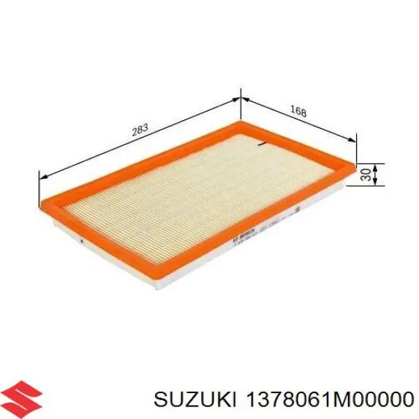 Купить 1378061M00000 Suzuki Автомобильный фильтр воздуха
