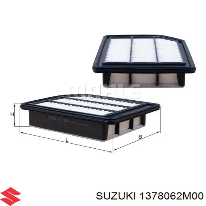 Элемент воздушного фильтра Suzuki 1378062M00 цена, от 10.19 USD