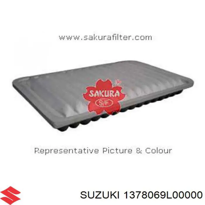 Элемент воздушного фильтра Suzuki 1378069L00000 цена, от 12.01 USD