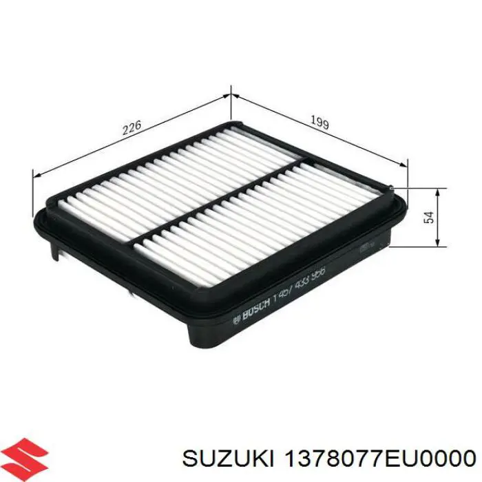 1378077EU0000 Suzuki воздушный фильтр