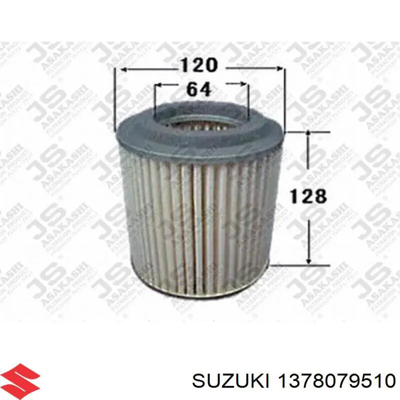 Воздушный фильтр 1378079510 Suzuki