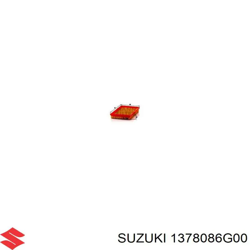 Купить 1378086G00 Suzuki Автомобильный фильтр воздуха