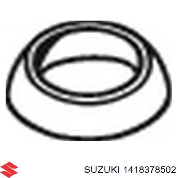 Кольцо приемной трубы глушителя 1418378502 Suzuki