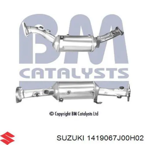 Купить 1419067J00H02 Suzuki Сажевый фильтр дпф