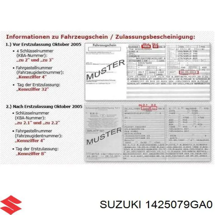  1425079GA0000 Suzuki