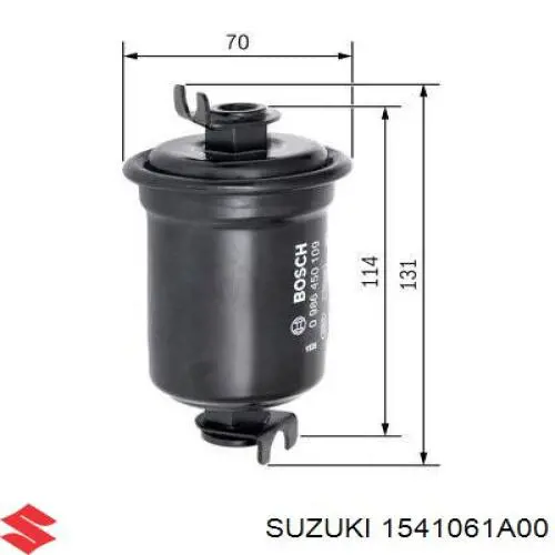 Filtro combustible 1541061A00 Suzuki