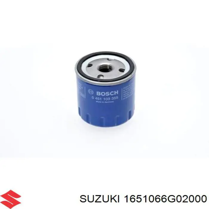 Фильтр масляный Suzuki 1651066G02000