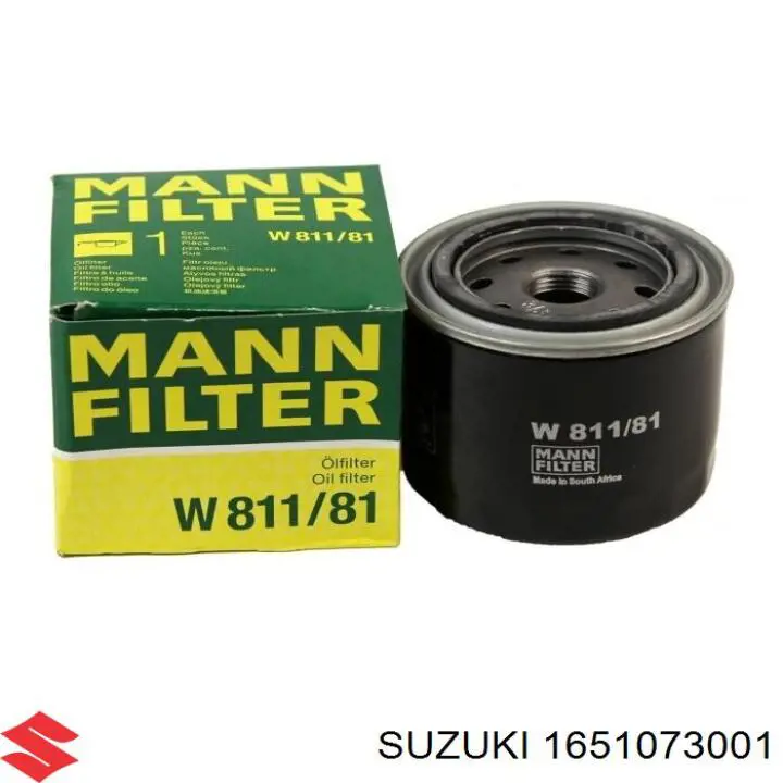 1651073001 Suzuki масляный фильтр