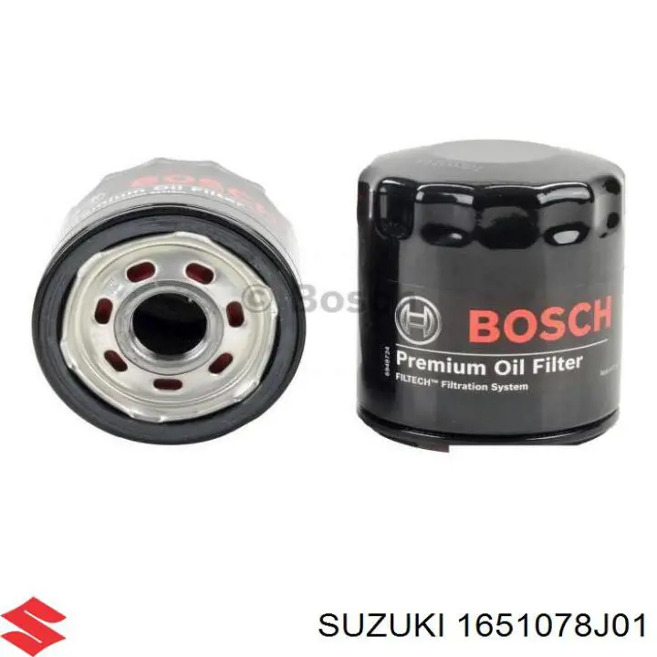 Filtro de óleo 1651078J01 Suzuki