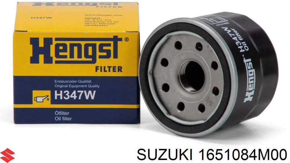 Filtro de aceite 1651084M00 Suzuki