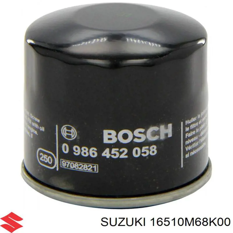 Купить 16510M68K00 Suzuki Фильтр центробежный очистки масла