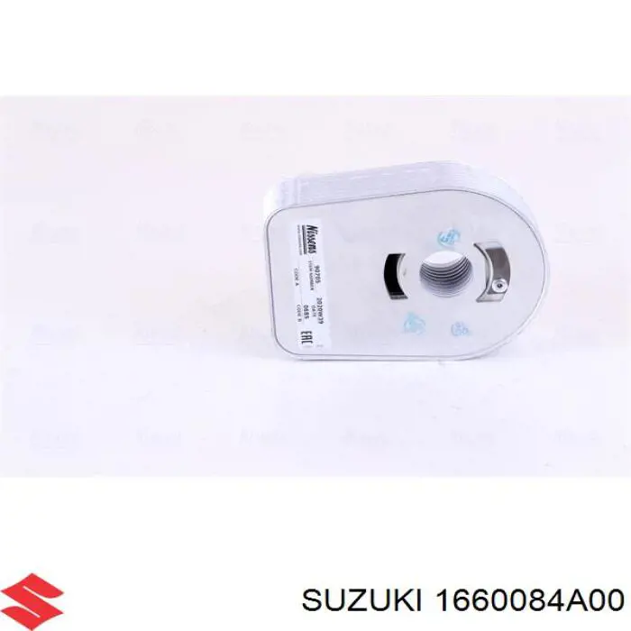 Радиатор масляный холодильник Suzuki 1660084A00