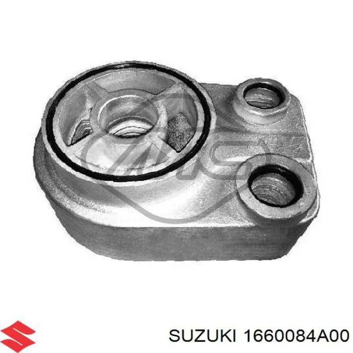 Радиатор масляный (холодильник), под фильтром Suzuki 1660084A00 цена, от 27.99 USD