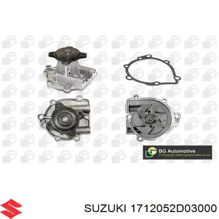 1712052D03000 Suzuki acoplamento viscoso de ventilador de esfriamento