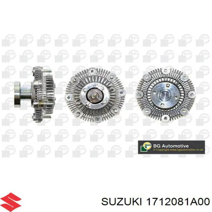 Embrague, ventilador del radiador 1712081A00 Suzuki