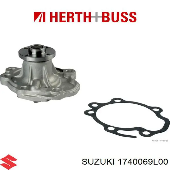 Купить 1740069L00 Suzuki Насос охлаждения