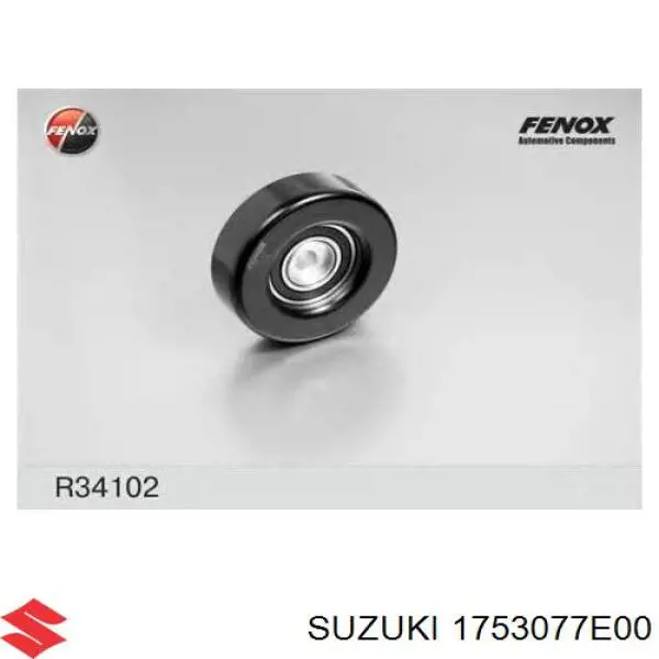 Polea inversión / guía, correa poli V 1753077E00 Suzuki