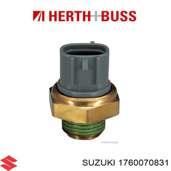 Sensor de temperatura do fluido de esfriamento (de ativação de ventilador do radiador) Suzuki Swift I AA