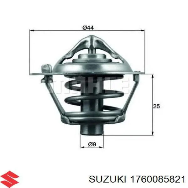 Термостат в корпусе Suzuki 1760085821 цена, от 6.25 USD