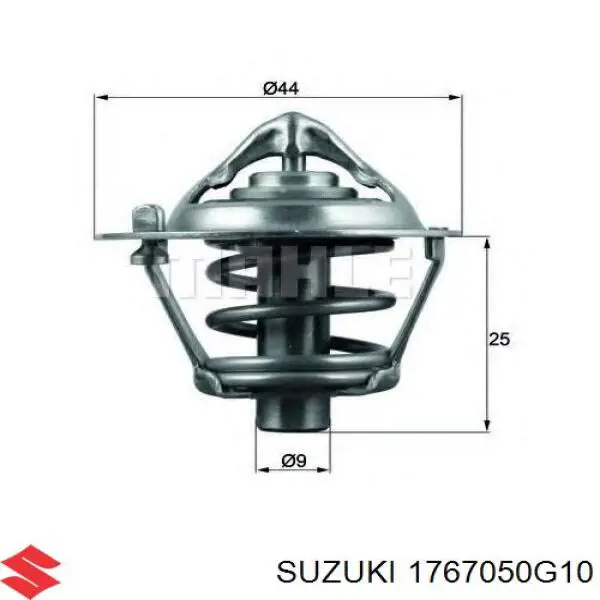 Термостат в корпусе Suzuki 1767050G10 цена, от 4.97 USD