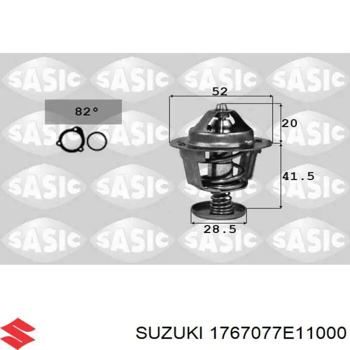 1767077E11000 Suzuki термостат