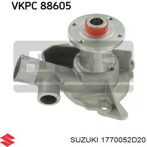 1770052D20 Suzuki radiador de esfriamento de motor