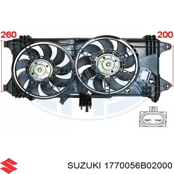 Радиатор охлаждения двигателя Suzuki 1770056B02000 цена, от 95.55 USD