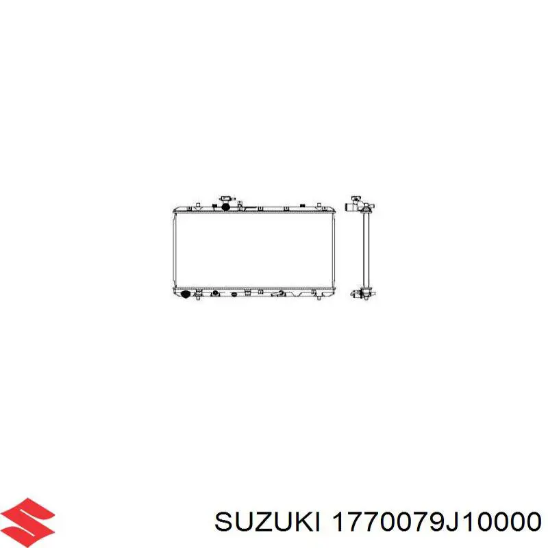 Радиатор охлаждения двигателя Suzuki 1770079J10000 цена, от 91.89 USD